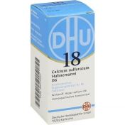 BIOCHEMIE DHU 18 CALCIUM SULFURATUM HAHNEMANNI D 6