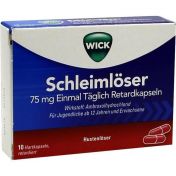 WICK Schleimlöser 75mg Einmal Täglich Retardkapsel