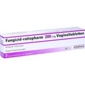 Fungizid-ratiopharm 200mg Vaginaltabletten