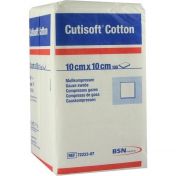 Cutisoft Cotton Kompressen unsteril 12-fach10x10cm
