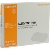 Allevyn Thin 5x6cm duenne Wundaufl.