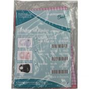 Lätzchen BABY Rückseite beschichtet WEISS/ROSA