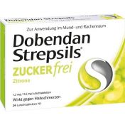 Dobendan Strepsils zuckerfrei Zitrone 1.2mg / 0.6mg Lutschtablett