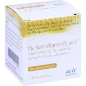 Calcium Vitamin D3 acis 500mg/400 I.E. Kautablette