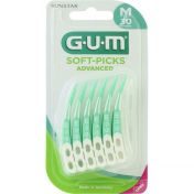 GUM Soft-Picks Advanced Regular + Reise-Etui