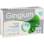 Gingium 80 mg Filmtabletten