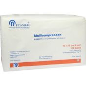 Mullkompressen unsteril 10x20cm 8F Papier