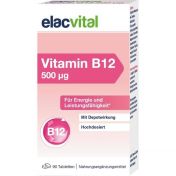 elacvital Vitamin B12 500 ug