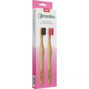 Öko Zahnbürsten Bambus 2er Sparpack Nordics