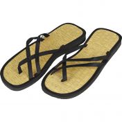 Zimt Slipper schwarz Größe 37-38