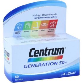 Centrum Generation 50+ A-Zink + FloraGlo Lutein günstig im Preisvergleich