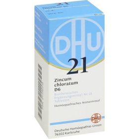 BIOCHEMIE DHU 21 ZINCUM CHLORATUM D 6 günstig im Preisvergleich