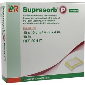Suprasorb P selbstklebend steril 10x10cm Schaumver günstig im Preisvergleich