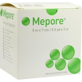 MEPORE WUNDVERBAND 5MX7CM UNSTERIL ROLLE günstig im Preisvergleich