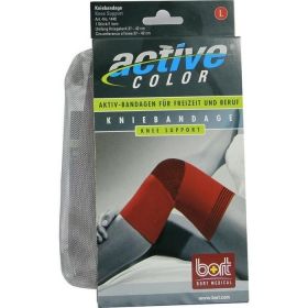 BORT ActiveColor Kniebandage rot large günstig im Preisvergleich