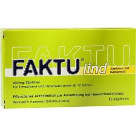 Faktu lind Zäpfchen mit Hamamelis günstig im Preisvergleich