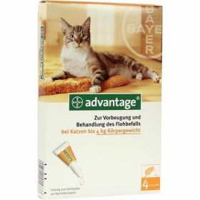 Advantage 40 Katze bis 4 kg Einzeldosierpipetten vet. günstig im Preisvergleich