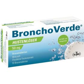Bronchoverde Hustenlöser 50mg Brausetabletten günstig im Preisvergleich