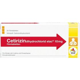 Cetirizindihydrochlorid elac 10mg günstig im Preisvergleich