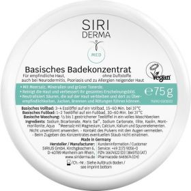 SIRIDERMA Basisches Badekonzentrat günstig im Preisvergleich
