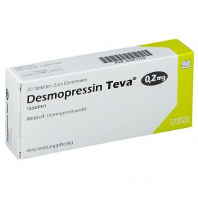 Desmopressin Teva 0.2mg Tabletten günstig im Preisvergleich