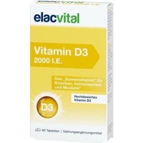 elacvital Vitamin D3 2000 I.E. günstig im Preisvergleich