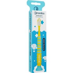 Öko Zahnbürste Kids 4+ 10.500 Borsten Gelb Nordics günstig im Preisvergleich