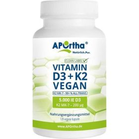 Aportha D3 5.000 I.e.+k2 Mk-7 Cyclo 200 µg Veg.kps 120 St günstig im Preisvergleich
