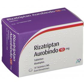 Rizatriptan Aurobindo 10mg Tabletten günstig im Preisvergleich