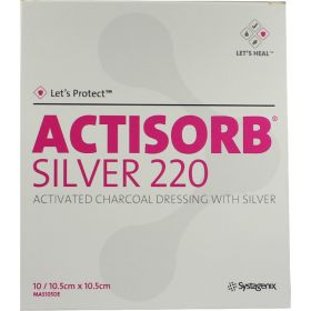 ACTISORB 220 SILVER 10.5x10.5cm steril günstig im Preisvergleich
