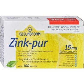 Gesundform Zink-pur Kapseln günstig im Preisvergleich