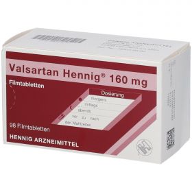 Valsartan Hennig 160mg Filmtabletten günstig im Preisvergleich
