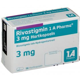 Rivastigmin 1 A Pharma 3.0 mg Hartkapseln günstig im Preisvergleich