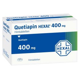 Quetiapin HEXAL 400 mg Filmtabletten günstig im Preisvergleich