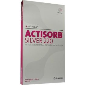 ACTISORB 220 SILVER 19x10.5cm steril günstig im Preisvergleich