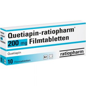 Quetiapin-ratiopharm 200mg Filmtabletten günstig im Preisvergleich