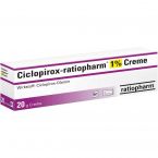 Ciclopirox-ratiopharm 1% Creme im Preisvergleich